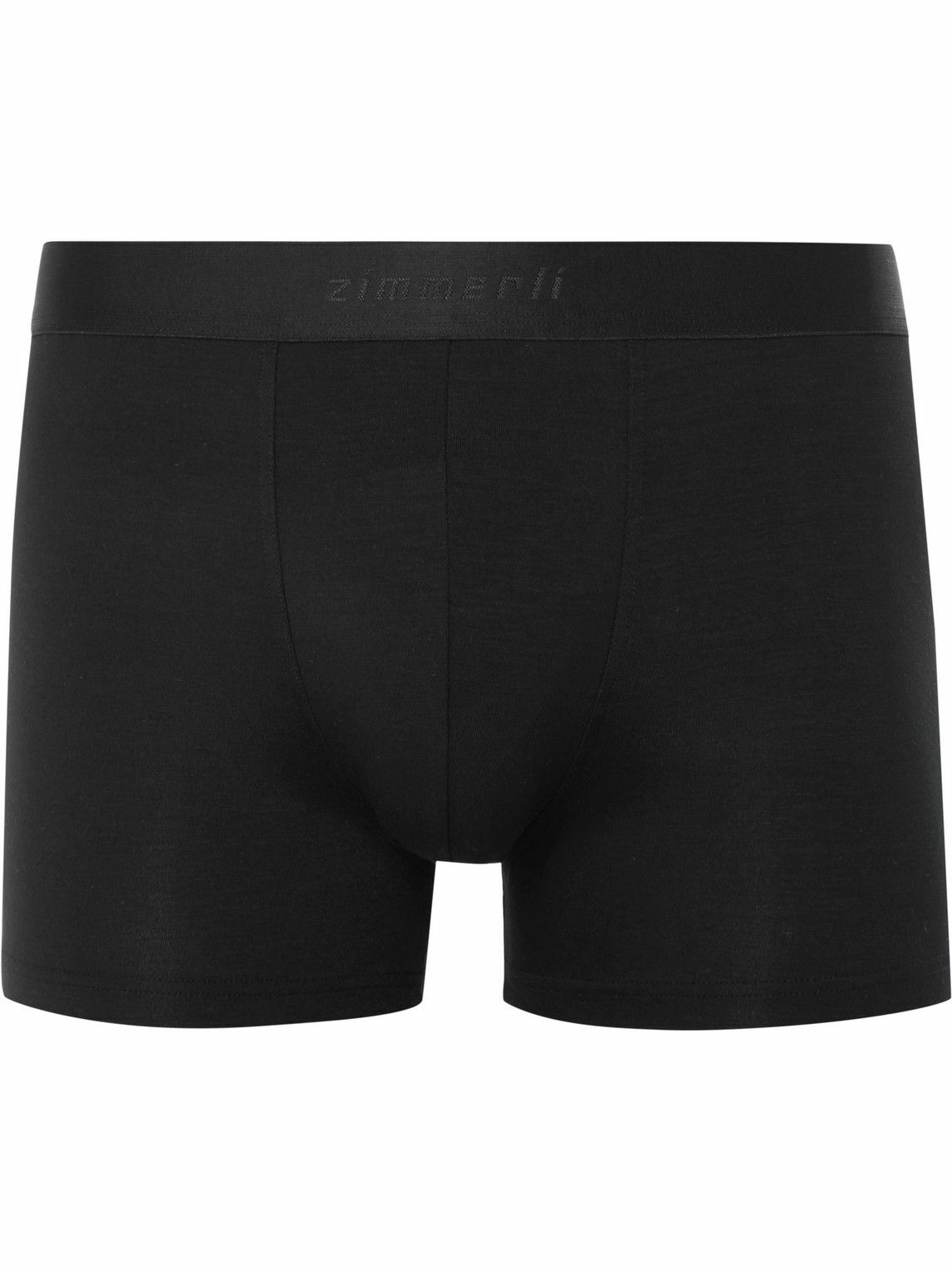 Zimmerli - Pureness Stretch Micro Modal Boxer Briefs - Black Zimmerli