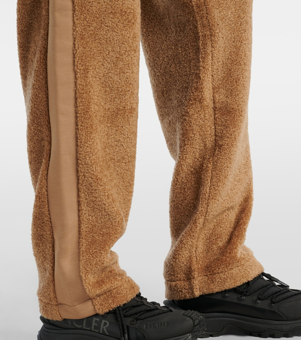 Moncler Faux fur sweatpants