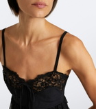 Chloé Ruffled silk crêpe de chine top