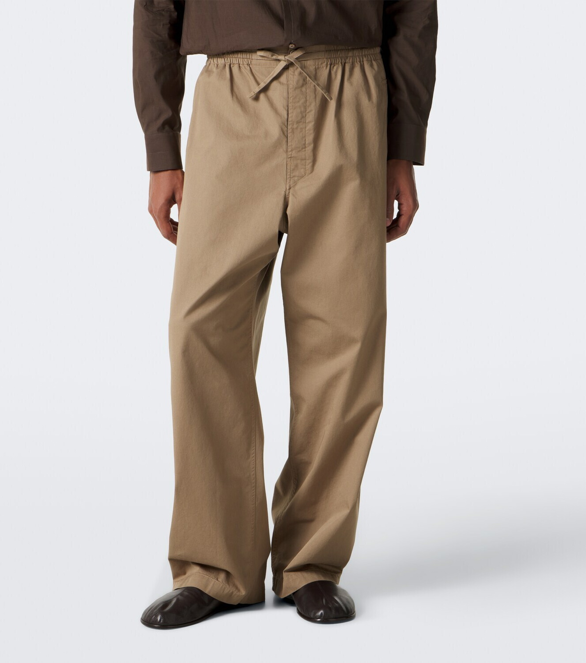 Lemaire Cotton twill wide-leg pants