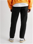 Rhude - McLaren Straight-Leg Logo-Appliquéd Cotton-Jersey Sweatpants - Black