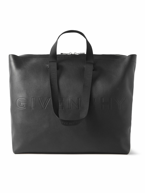 Photo: Givenchy - G-Shopper XL Logo-Embossed Leather Tote Bag