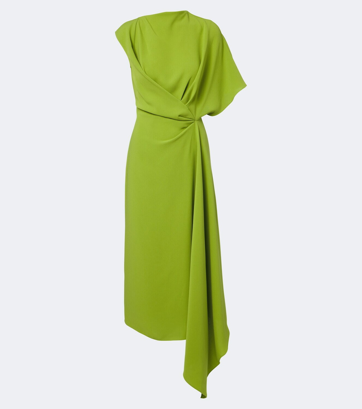 Roksanda Elva asymmetric crêpe midi dress
