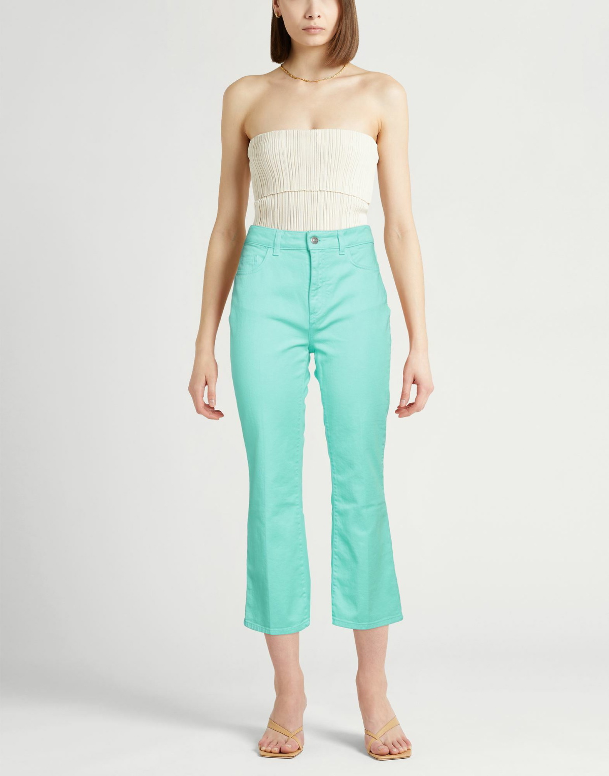 Jucca Womens Jeans Light in Green