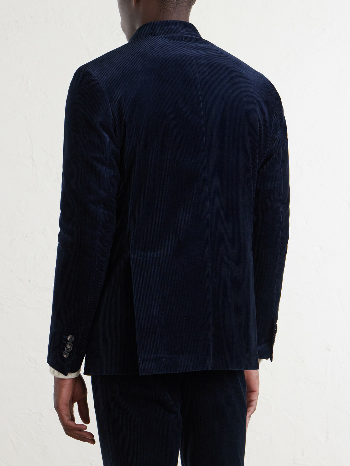 De Petrillo - Riviera Cotton-Blend Corduroy Suit Jacket - Blue