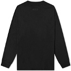 Fear of God ESSENTIALS Men's Long Sleeve Core 23 T-Shirt in Black