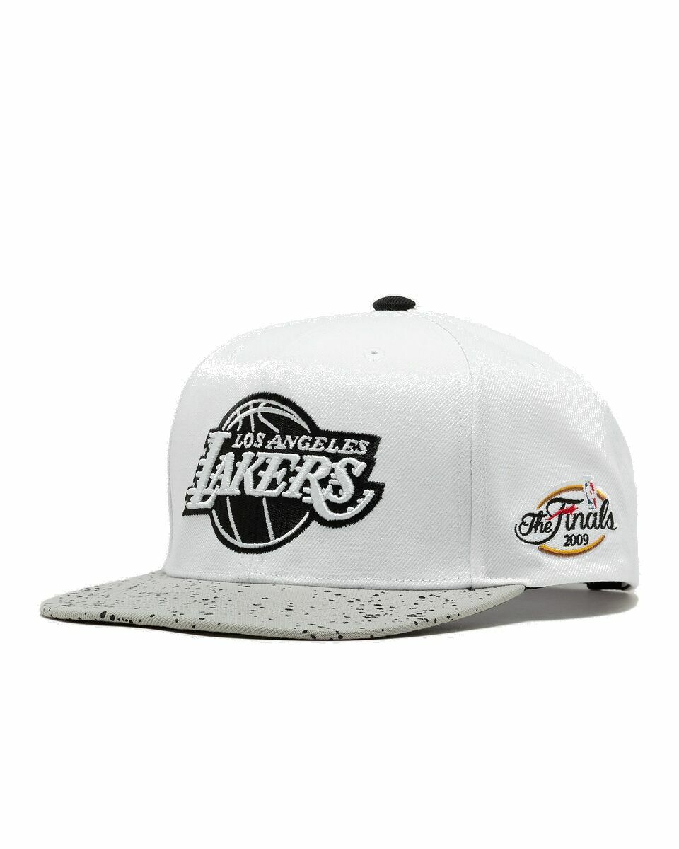 Photo: Mitchell & Ness Nba Cement Top Snapback Lakers White - Mens - Caps