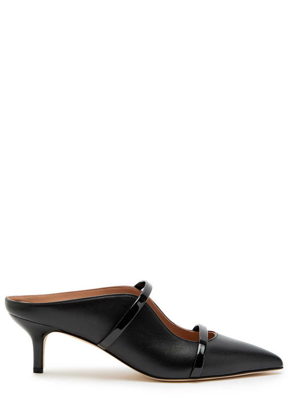 Photo: Malone Souliers Maureen 45 Leather Mules Black