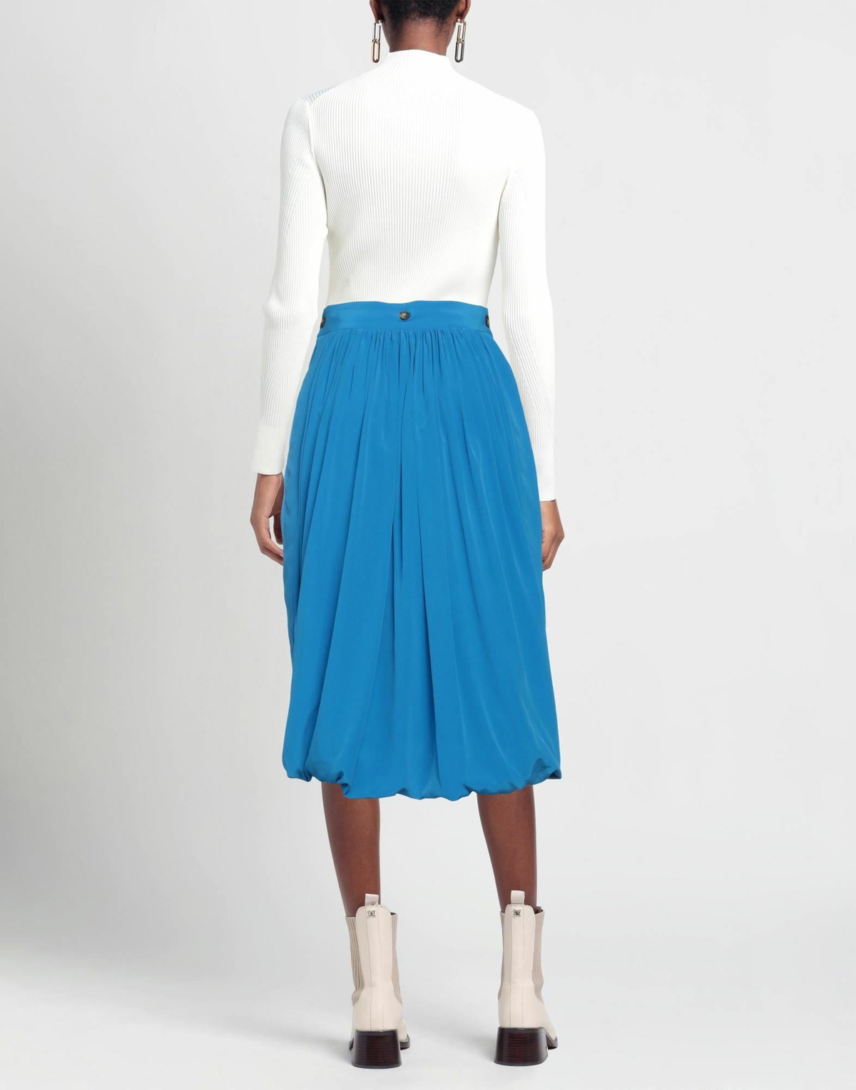 Quira Womens Midi skirt Azure