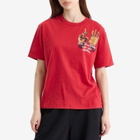 Air Jordan Women's W Graphic 6 Ring T-Shirt in Varsity Red