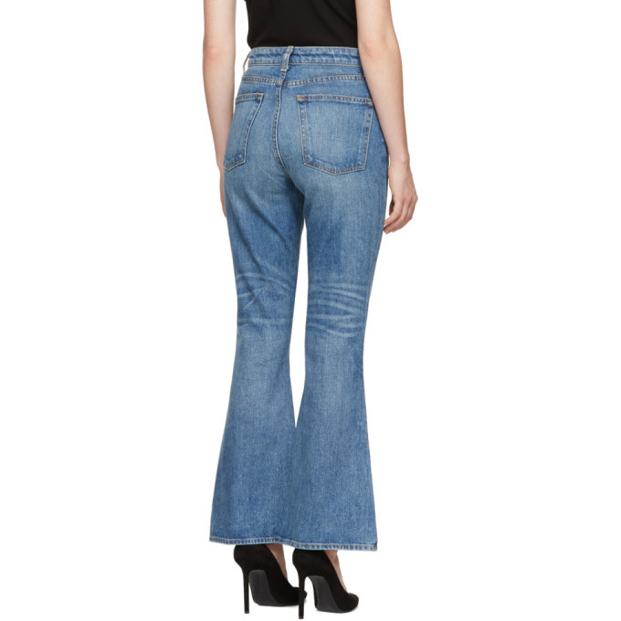 Brock Collection Blue Belle Cropped Flare Jeans Brock Collection