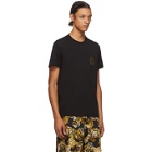 Versace Jeans Couture Black and Gold Logo T-Shirt