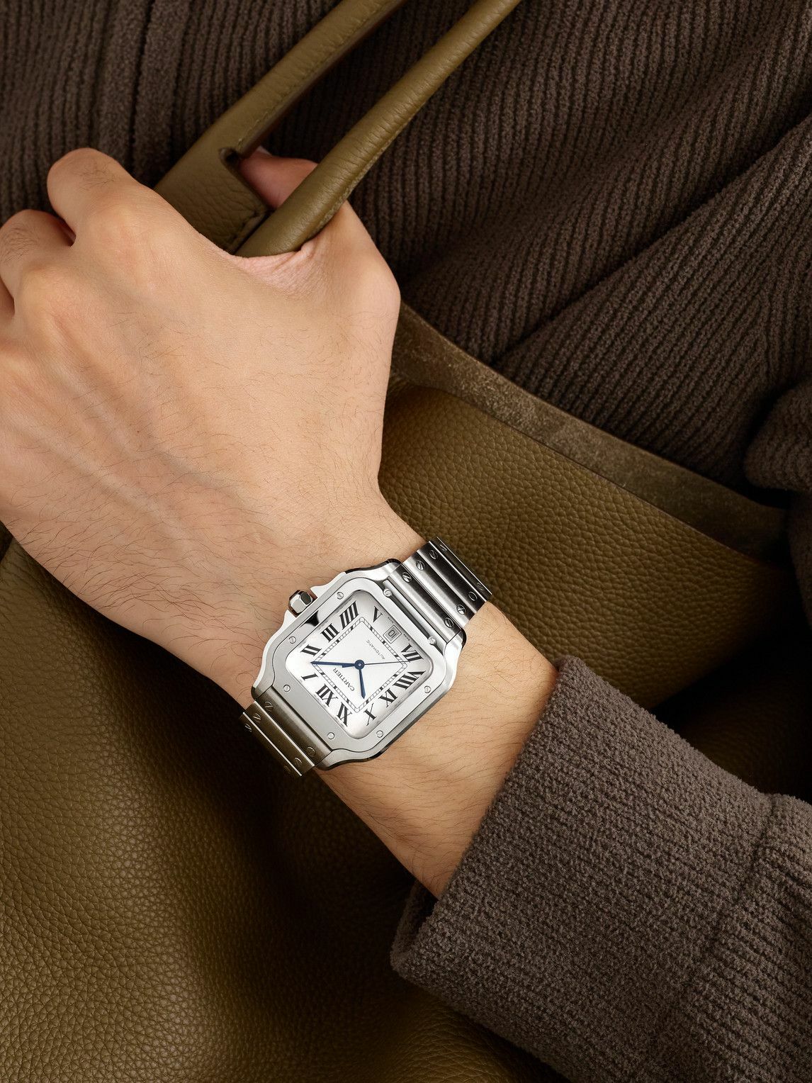Cartier - Santos Large Automatic 39.8mm Interchangeable Stainless