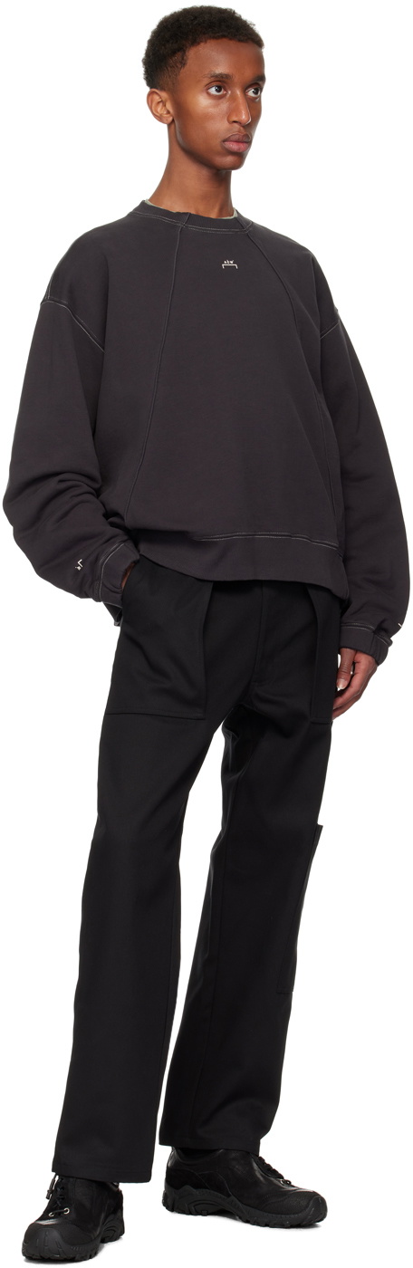 スウェット・トレーナー A COLD WALL Milbank Man to Man Black Onyx ACWMW198BLK ACWMW1 Millbank Crewneck Onyx – A-COLD-WALL*