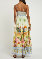 Farm Rio Aracati Printed Cotton-blend Maxi Dress Multicoloured