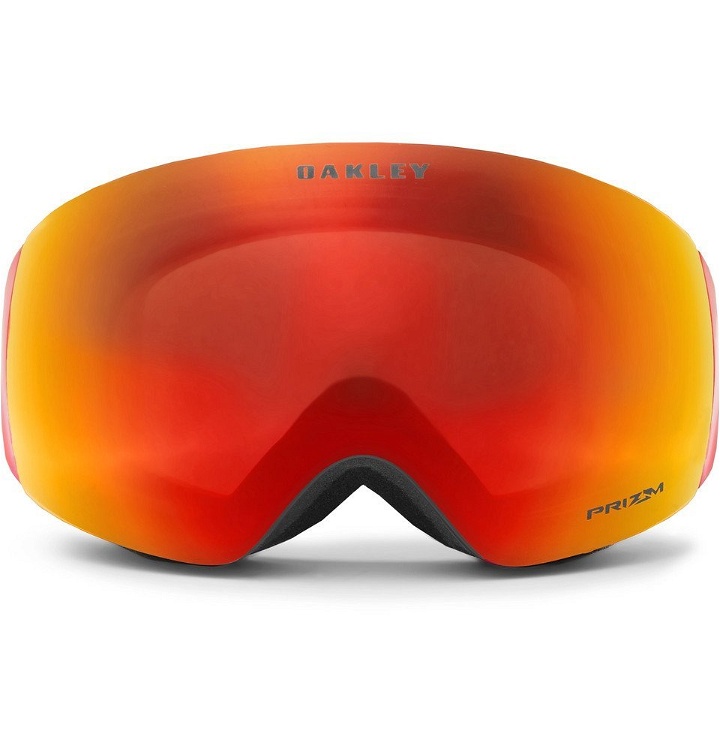 Photo: Oakley - Flight Deck XM Rimless Prizm Ski Goggles - Men - Orange