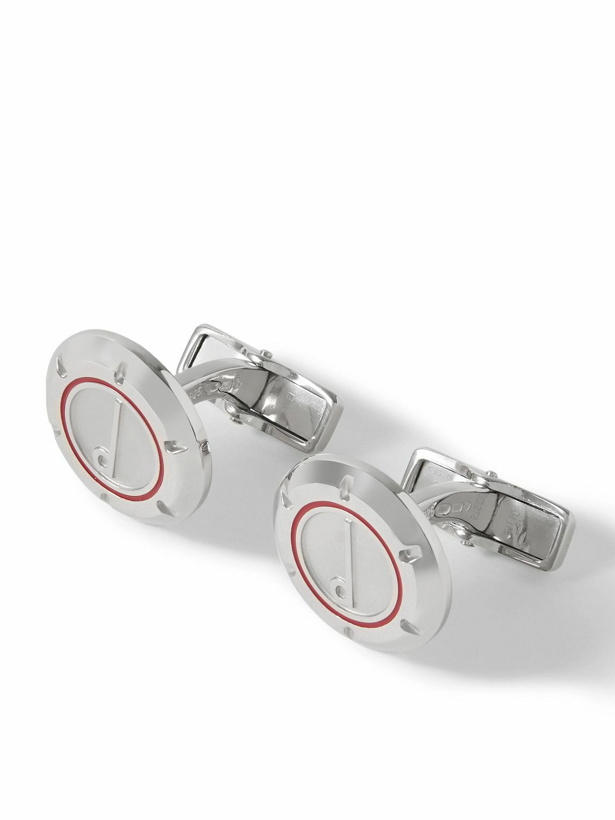 Photo: Dunhill - Silver and Enamel Cufflinks