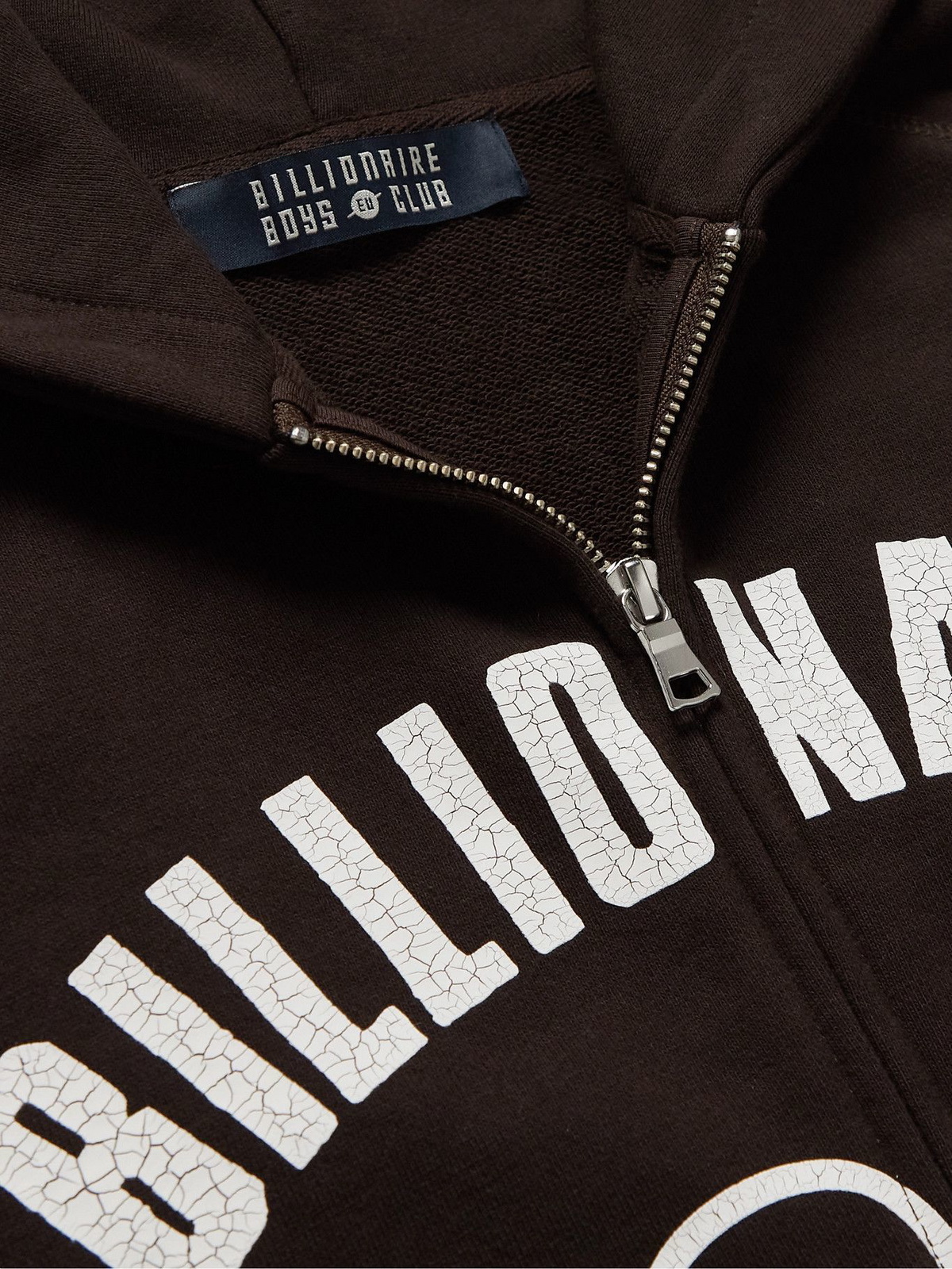 + Billionaire Boys Club Logo-Print Appliquéd Cotton-Jersey Hoodie