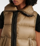 Sacai Asymmetric quilted down vest