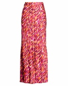 Jucca Womens Maxi skirt Rust
