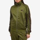 Needles Women's Track Jacket in Olive