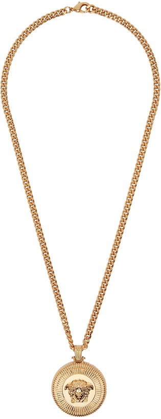 Photo: Versace Gold Medusa Biggie Necklace