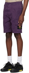 Stone Island Purple Bermuda Shorts