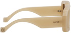LOEWE Beige Paula's Ibiza Dive Sunglasses