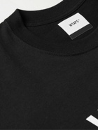WTAPS - Printed Cotton-Jersey T-Shirt - Black