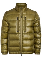 Moncler Grenoble Logo-appliquéd Padded Shell Jacket Olive