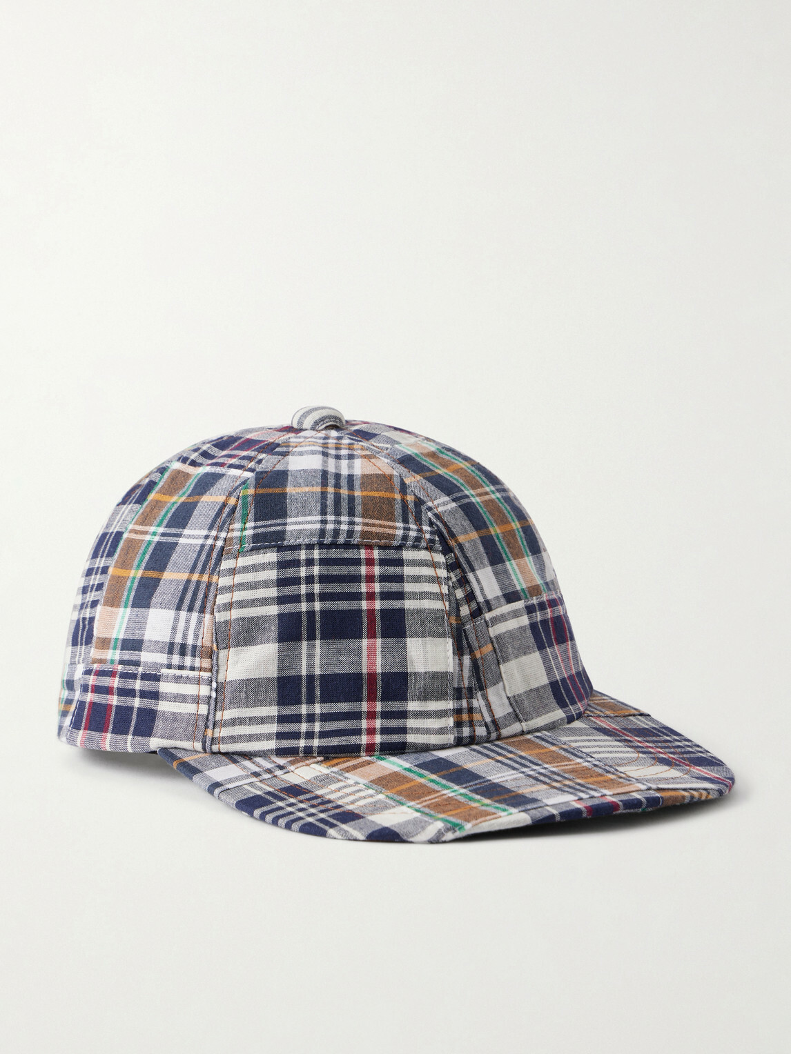 Beams Plus - Madras Patchwork Cotton Baseball Cap