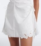 SIR Klara ruched cotton minidress