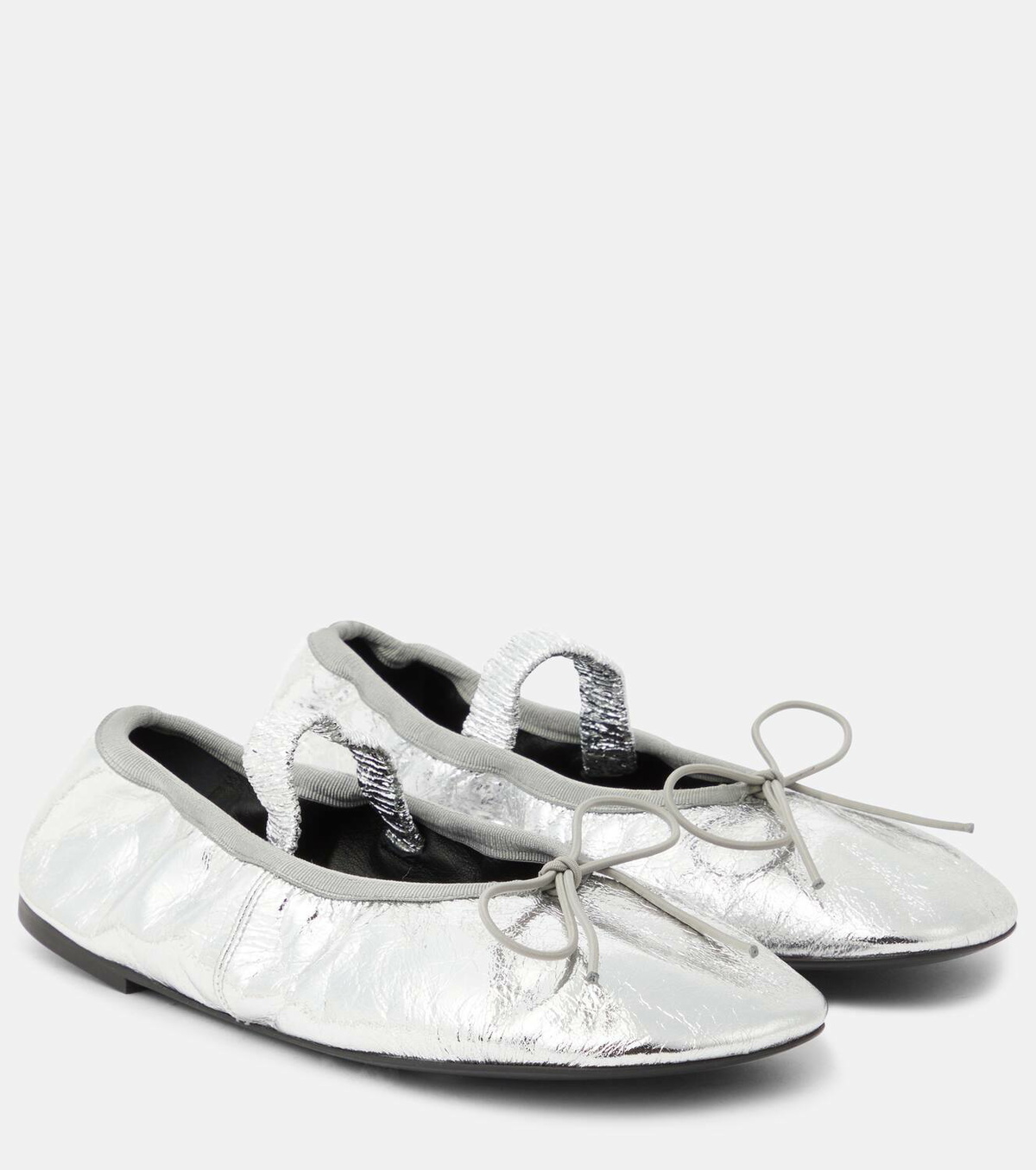 Proenza Schouler Metallic leather ballet flats Proenza Schouler