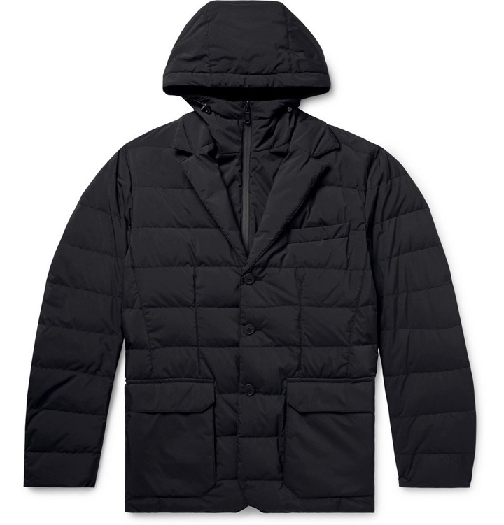 Photo: Moncler - Quilted Shell Hooded Down Jacket - Men - Black