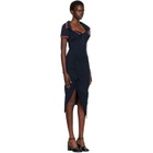 Vivienne Westwood Black Long Monday Pulling Midi Dress