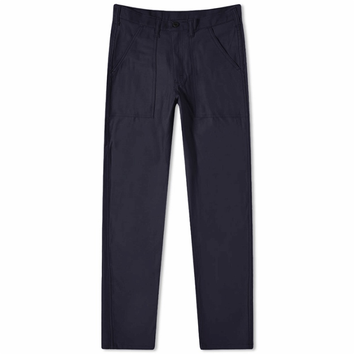 Photo: Stan Ray Men's Slim Fit 4 Pocket Fatigue Pant in Navy Ripstop