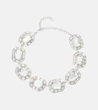 Self-Portrait Crystal-embellished choker