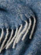 NN07 - 9006 Fringed Wool-Blend Scarf