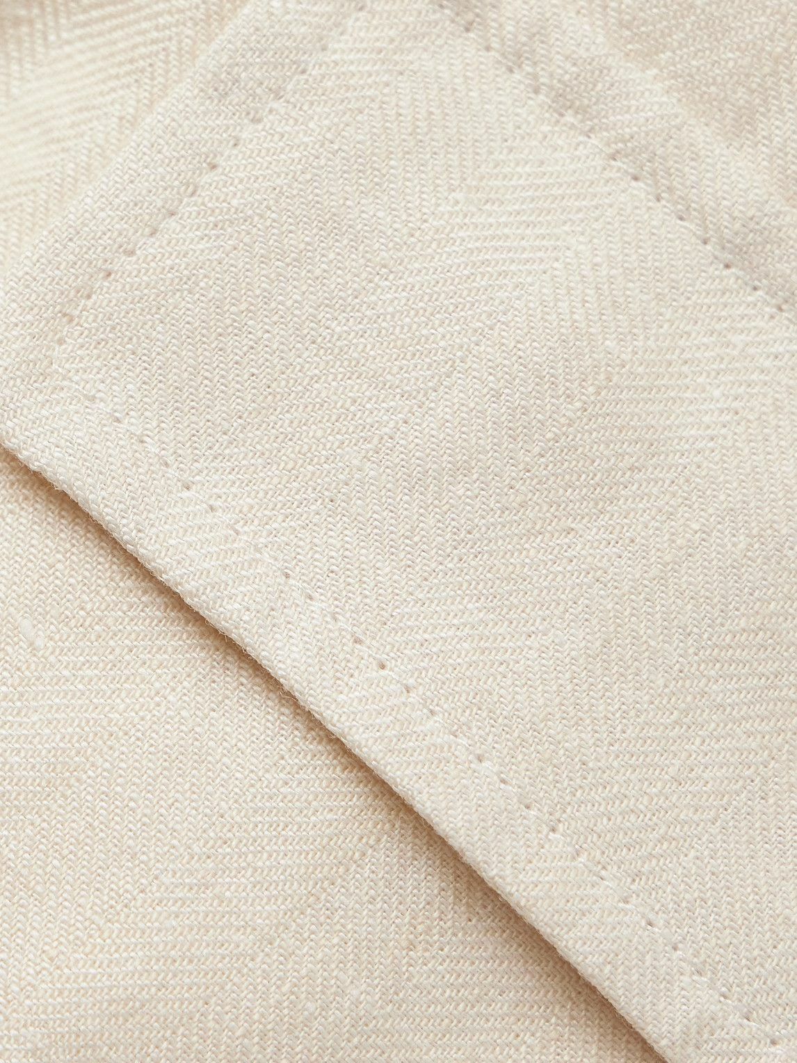 Lardini - Ansel Herringbone Linen Jacket - Neutrals