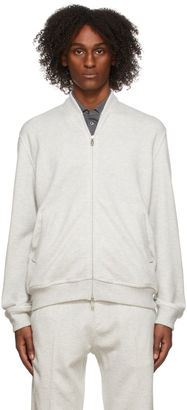 Photo: Brunello Cucinelli Grey Cash Card Jacket