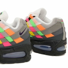 Nike Air Max 95 Woven Bb Sneaker in White/Putple/Charcoal