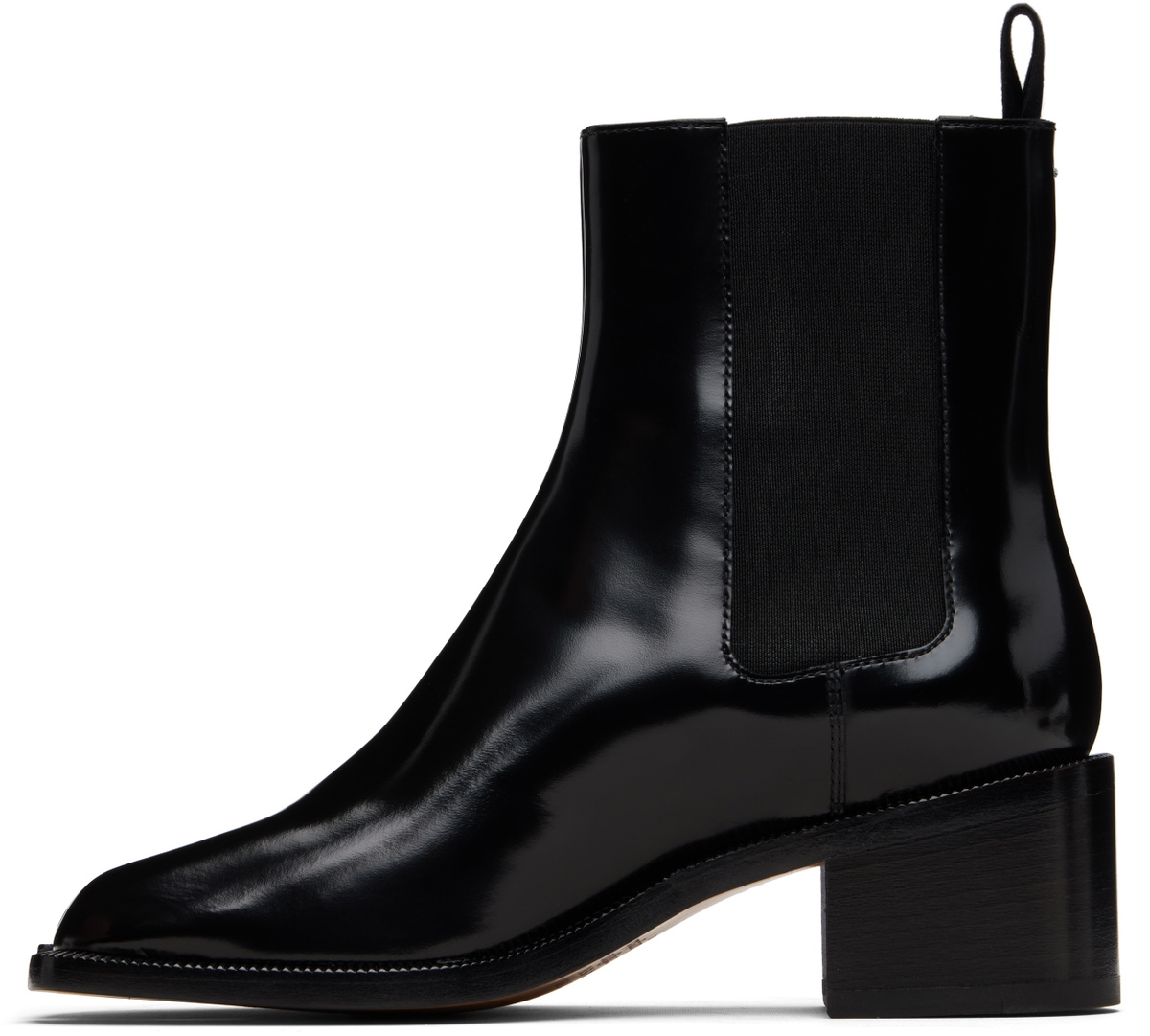 Maison Margiela Black Tabi City Chelsea Boots