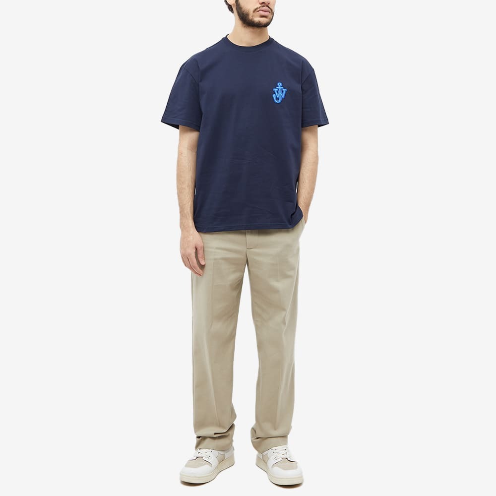 JW Anderson Men's Anchor Patch T-Shirt in Navy JW Anderson