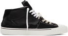 Maison Margiela Black New Evolution Mid Sneakers