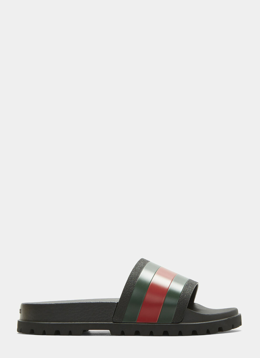 Gucci Tricolor Stripe Sandals