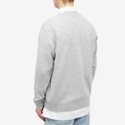 Acne Studios Men's Keve New Face Cardigan in Light Grey Melange