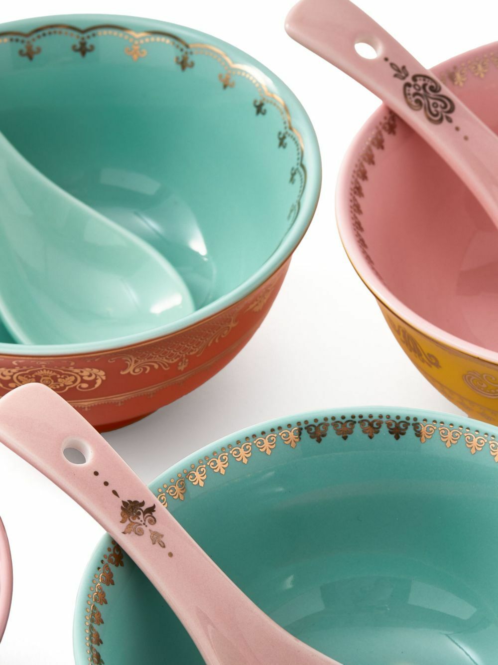 POLSPOTTEN Blue Grandpa Asian Bowl Set