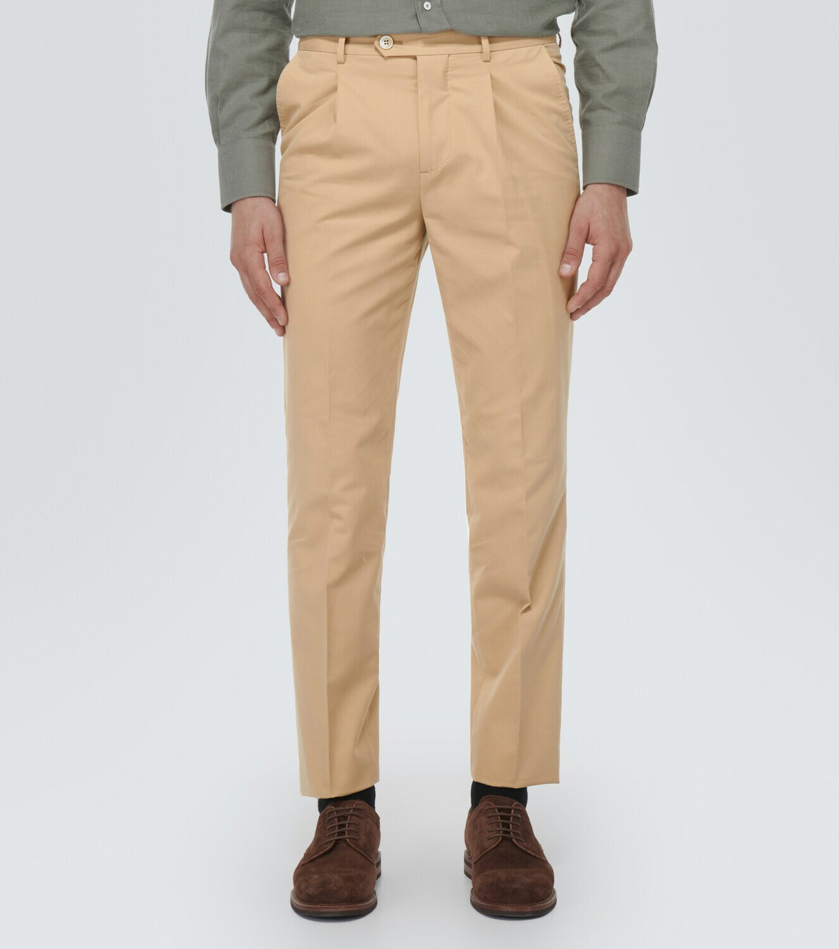 Brunello Cucinelli Cotton and cashmere gabardine suit