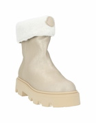 Moncler Womens Ankle boots Platinum