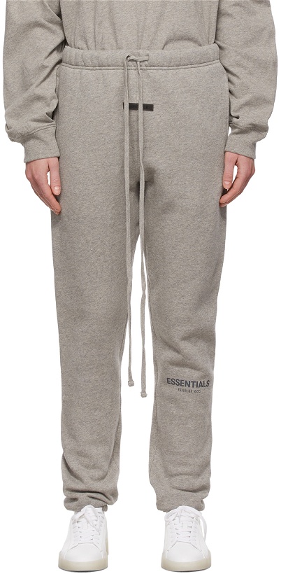 Photo: Fear of God ESSENTIALS Grey Track Lounge Pants
